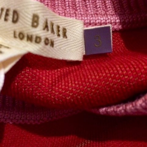 TED BAKER Xavier Striped Jumper-Ted Size #3 - Picture 5 of 6